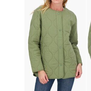 *NEW* Lucky Brand Women's Quilted Jacket w/Snaps - Size Medium